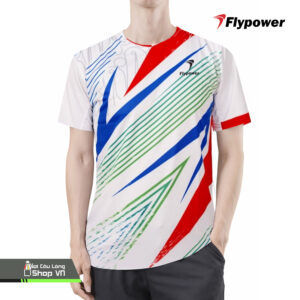 Áo Cầu Lông Flypower Krakatau 8 White