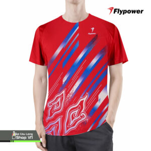Áo Cầu Lông Flypower Mandala Wangl 11 (jersey Red)