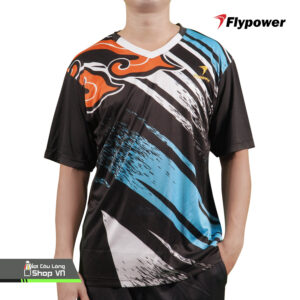 Áo Cầu Lông Flypower Mandala Wangl 13 (black/orange)