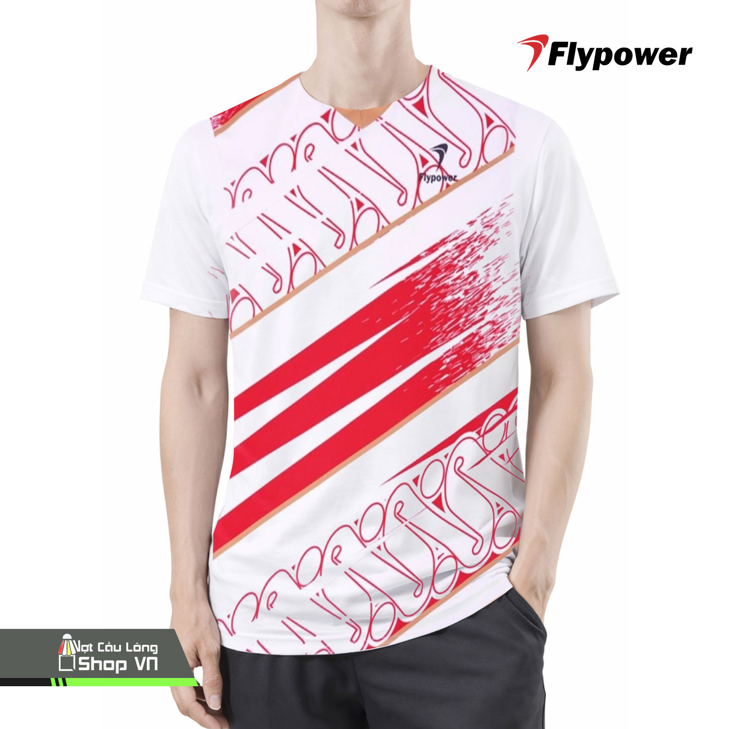 Áo Cầu Lông Flypower Rinjani 11 (jersey White)