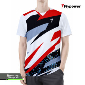 Áo Cầu Lông Flypower Rinjani 12 (white/red)