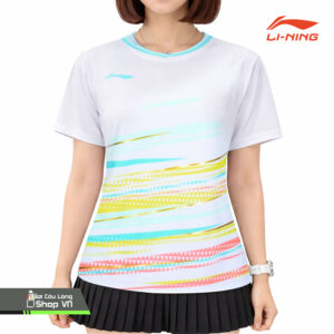 Áo Cầu Lông Lining 363b Trắng