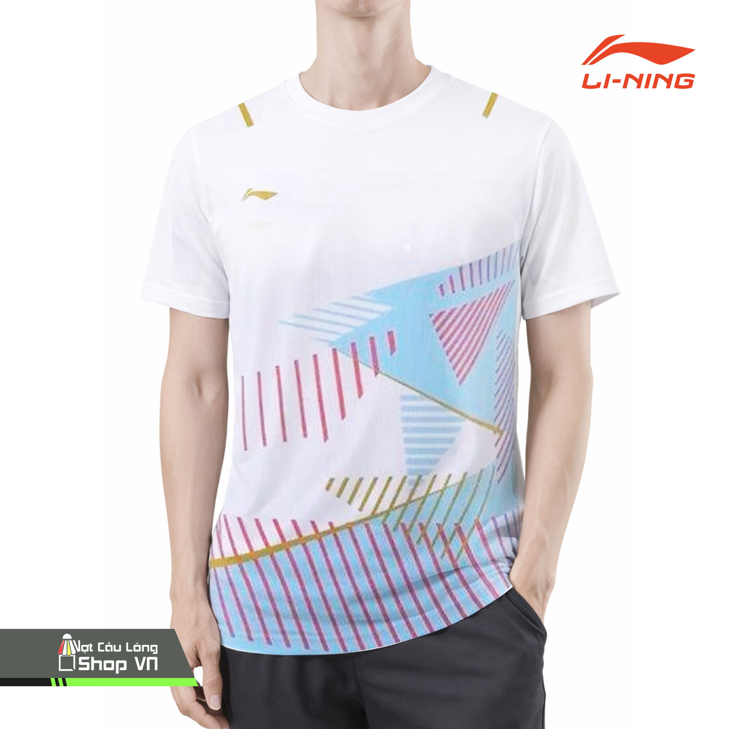 Áo Cầu Lông Lining 6207a Trắng