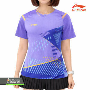 Áo Cầu Lông Lining 6207b Tím