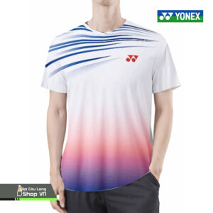 Áo Cầu Lông Yonex 3719a Trắng/xanh