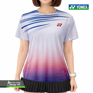 Áo Cầu Lông Yonex 3719b Trắng/xanh