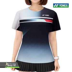 Áo Cầu Lông Yonex 371b Đen/trắng