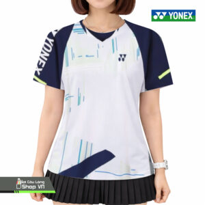 Áo Cầu Lông Yonex 380b Trắng/xanh