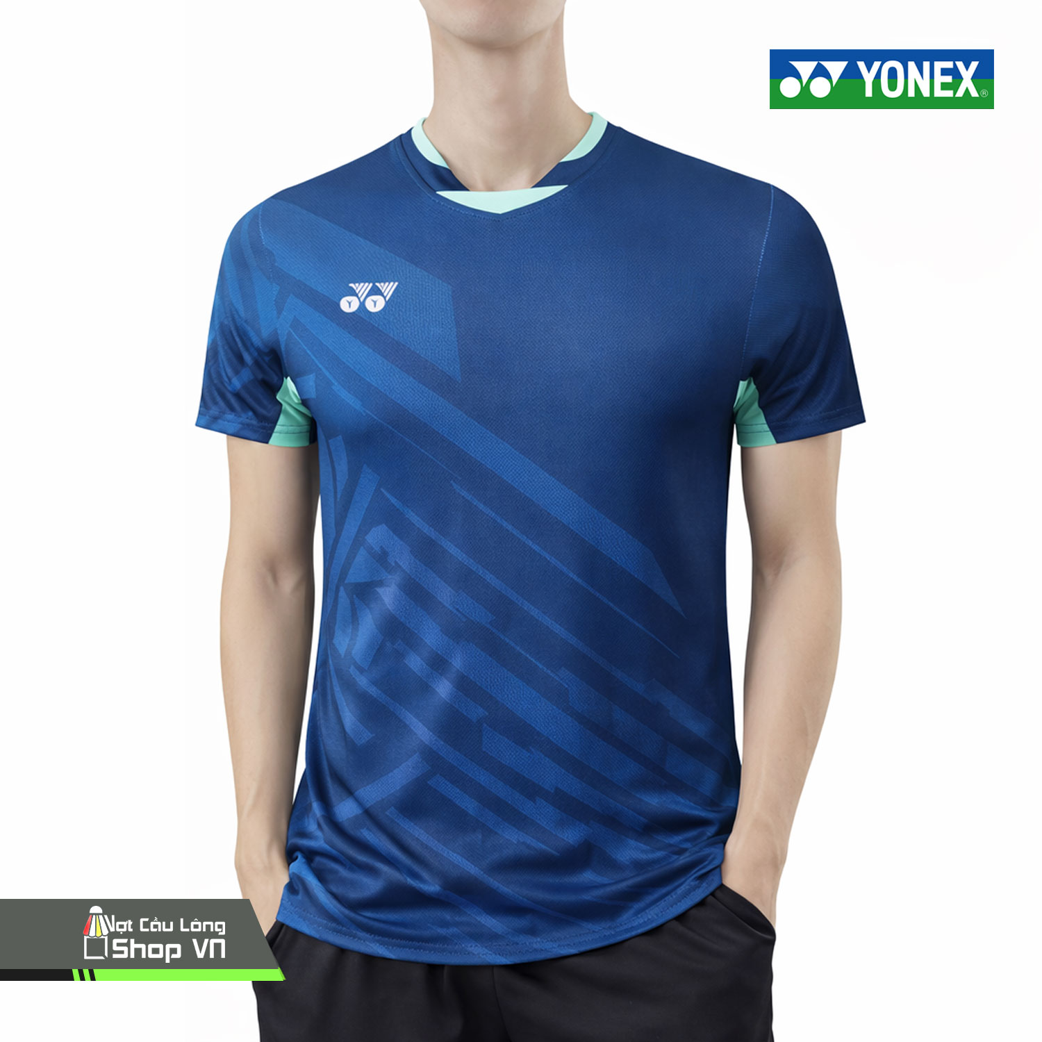 Áo Cầu Lông Yonex A733 Xanh
