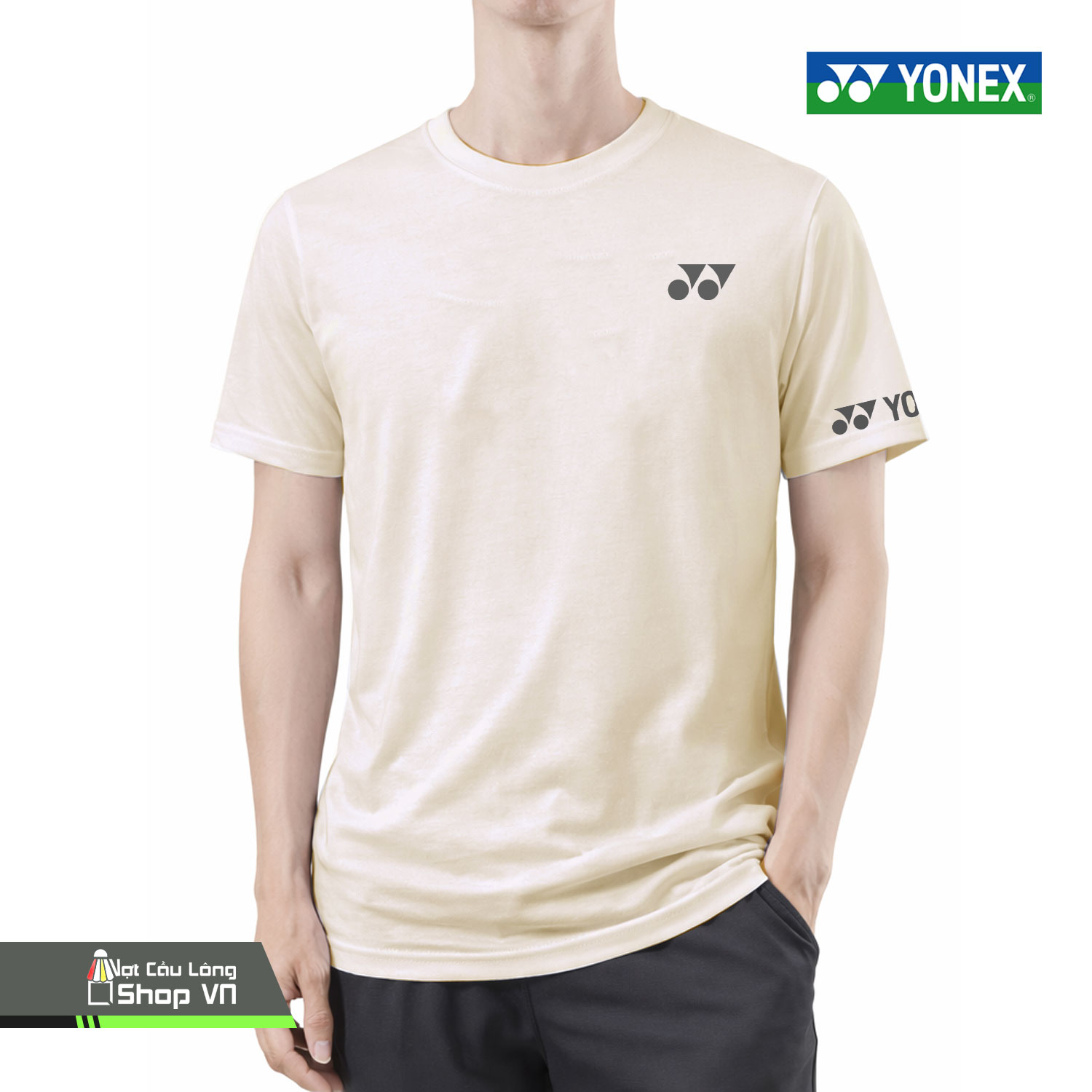 Áo Cầu Lông Yonex Pm-j035-2888 Oat Meal