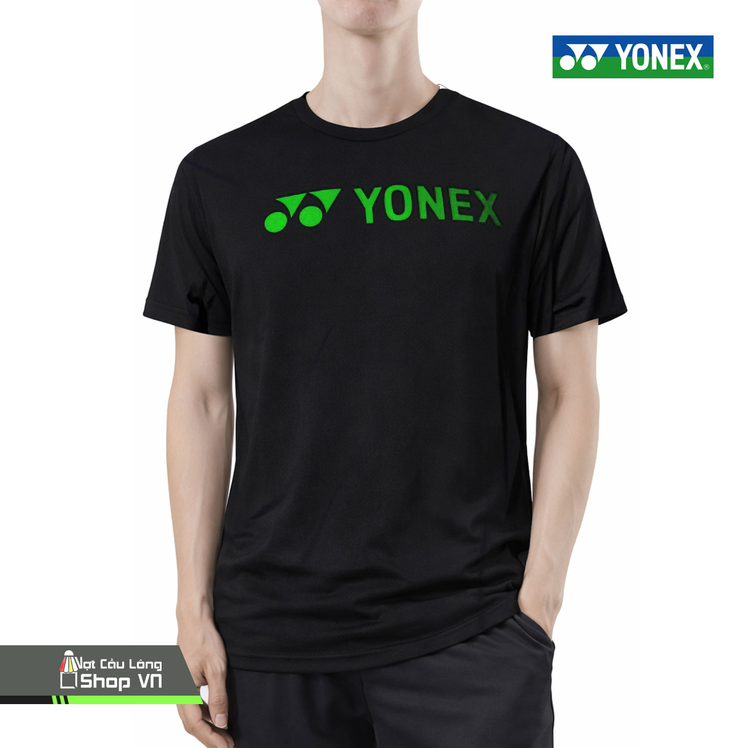Áo Cầu Lông Yonex Rm-h036-2527-easy23 Jet Black/neon Green