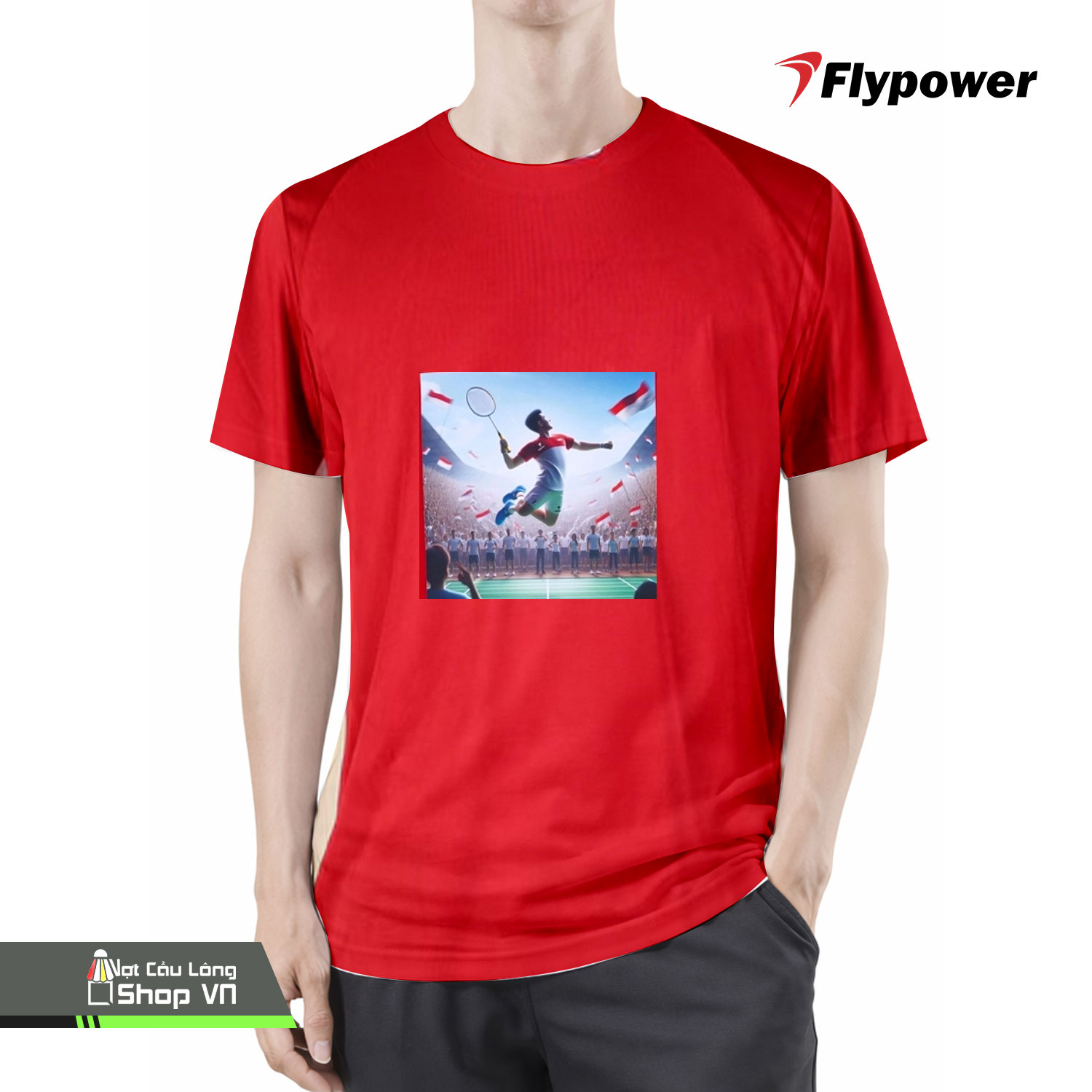 Áo Flypower T-shirt 02 Red