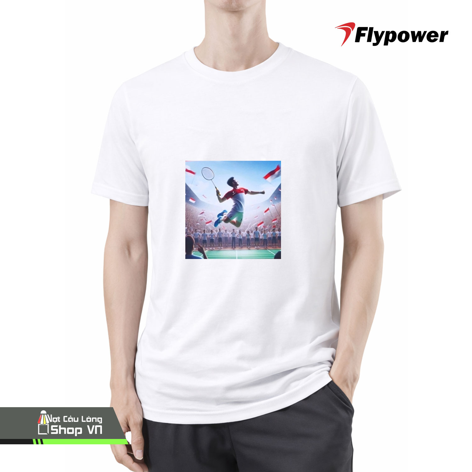 Áo Flypower T-shirt 02 White