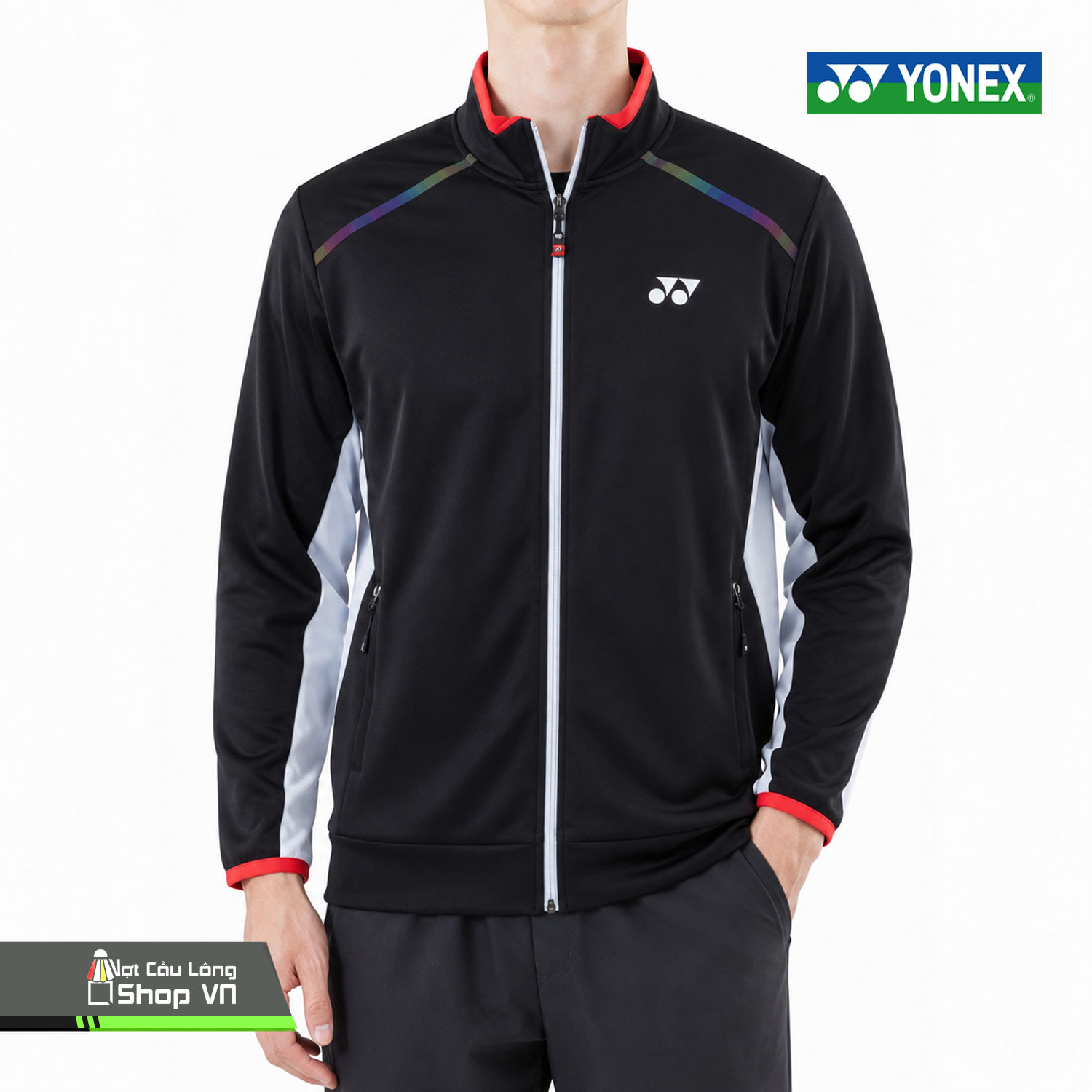 Áo Khoác Cầu Lông Yonex 611a Đen