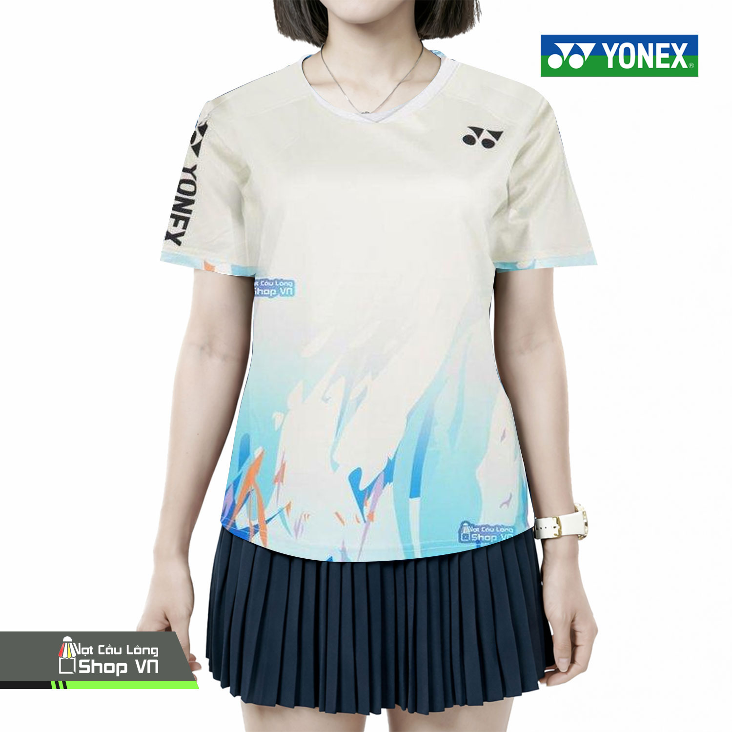 Áo Cầu Lông Yonex 3125b Xanh Be