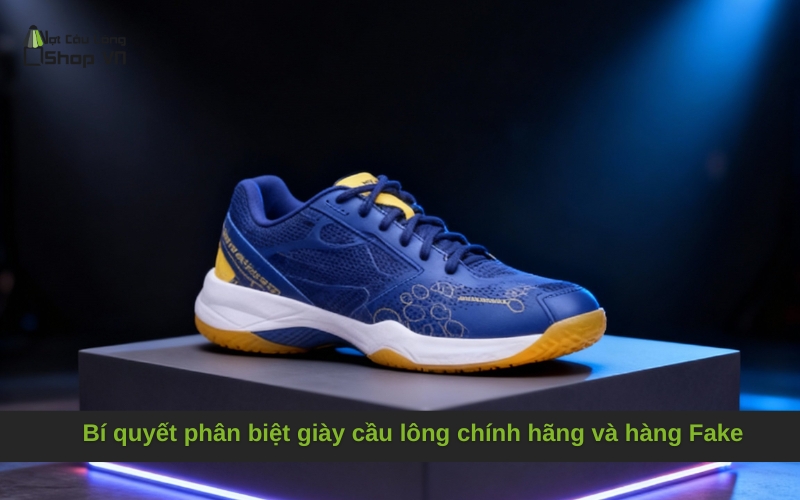 Bí quyết phân biệt giày cầu lông chính hãng và hàng Fake