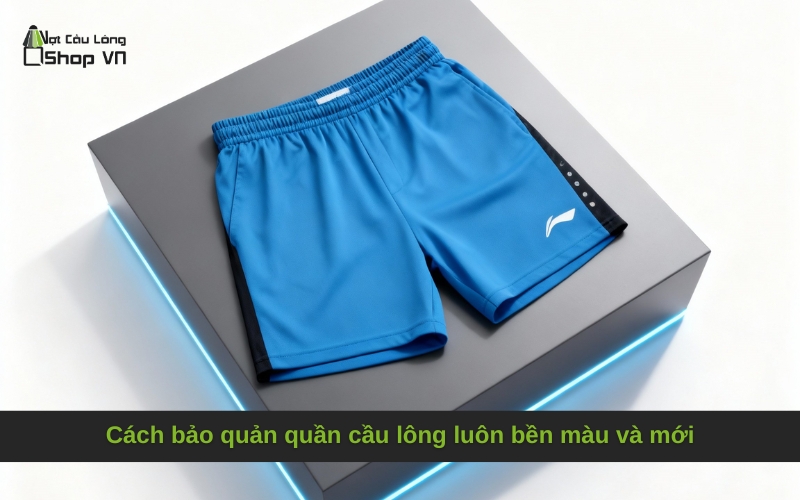 Cách bảo quản quần cầu lông luôn bền màu và mới