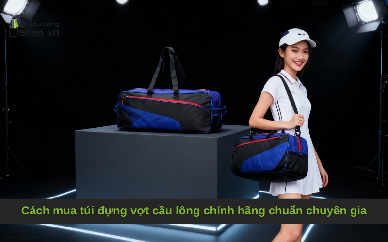 Cách mua túi đựng vợt cầu lông chính hãng chuẩn chuyên gia