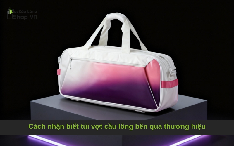 Cách nhận biết túi vợt cầu lông bền qua thương hiệu