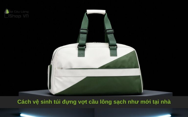 Cách vệ sinh túi đựng vợt cầu lông sạch như mới tại nhà