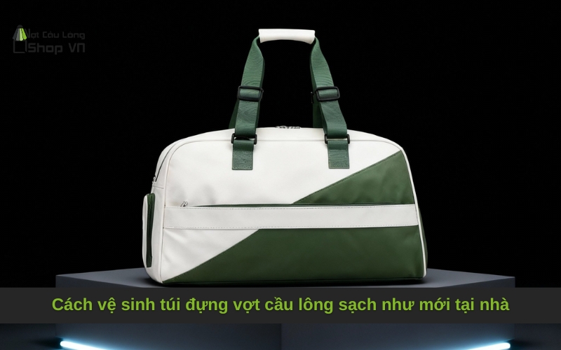 Cách vệ sinh túi đựng vợt cầu lông sạch như mới tại nhà