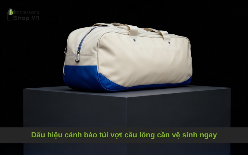 Dấu hiệu cảnh báo túi vợt cầu lông cần vệ sinh ngay