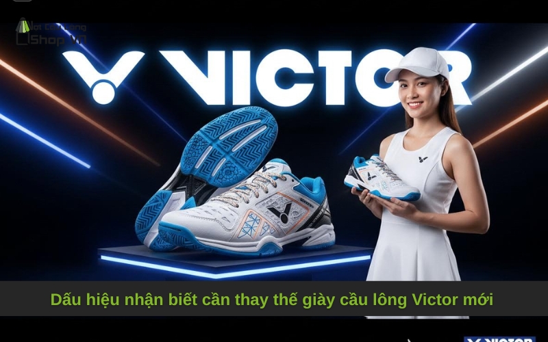 Dấu hiệu nhận biết cần thay thế giày cầu lông Victor mới