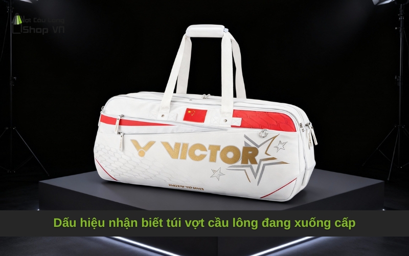 Dấu hiệu nhận biết túi vợt cầu lông đang xuống cấp