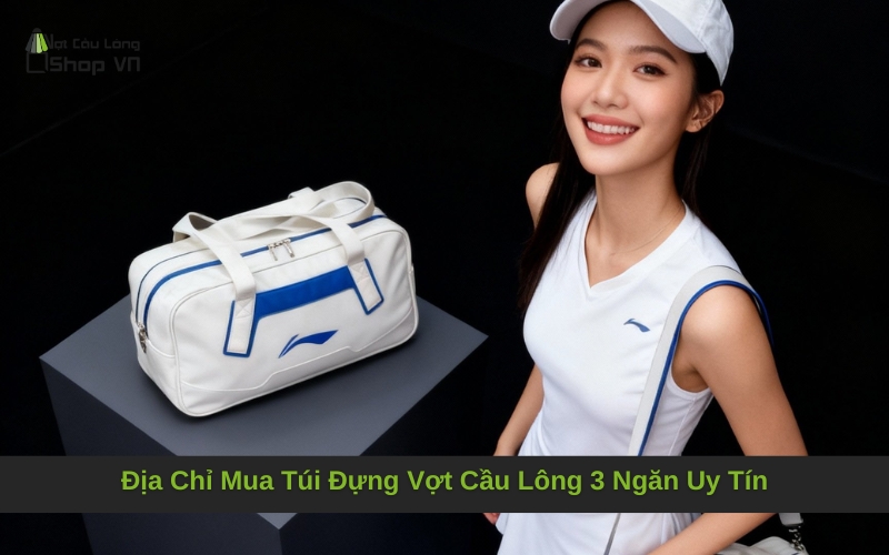 Địa Chỉ Mua Túi Đựng Vợt Cầu Lông 3 Ngăn Uy Tín