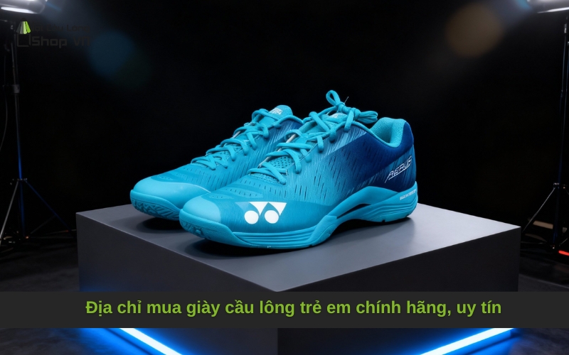 Địa chỉ mua giày cầu lông trẻ em chính hãng, uy tín