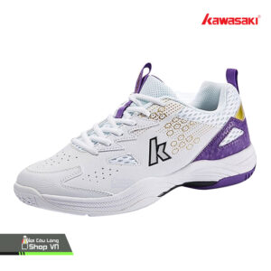 Giày Cầu Lông Kawasaki A3307 Trắng Tím