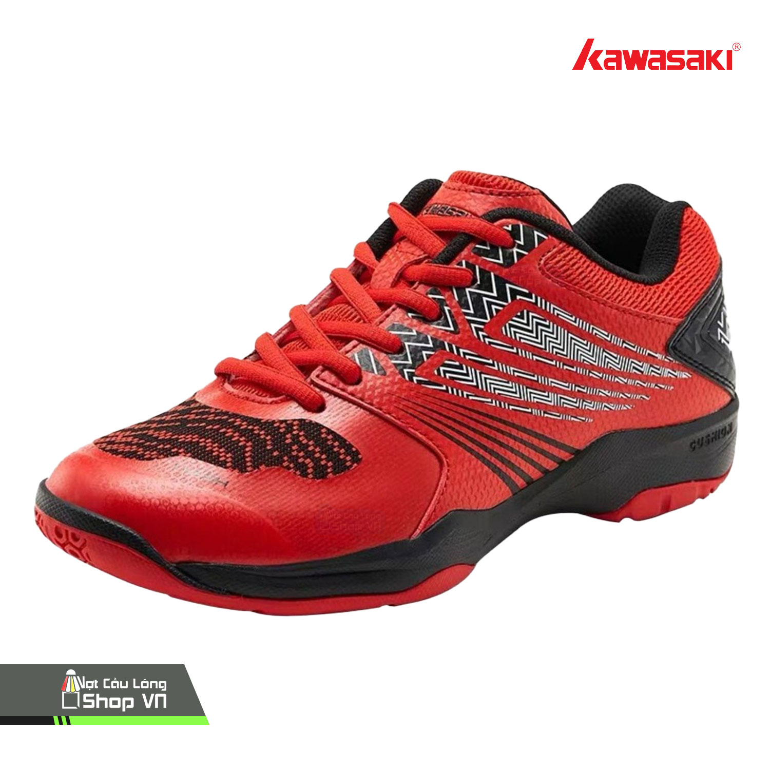 Giày Cầu Lông Kawasaki K163 Đỏ (41)