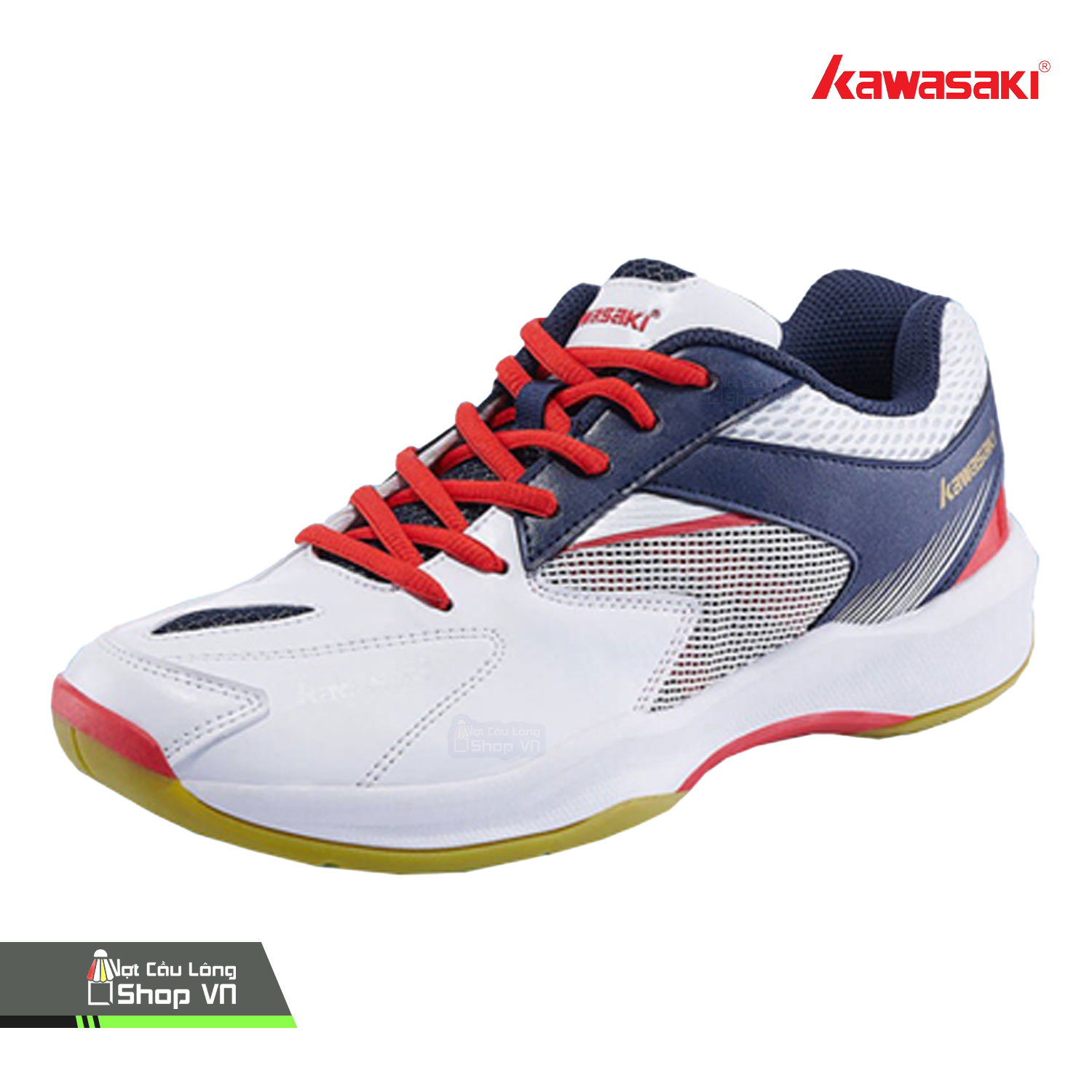 Giày Cầu Lông Kawasaki K176 Trắng/đỏ