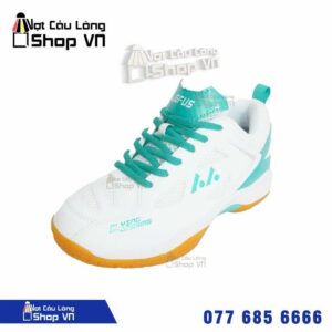 GiÃ y cáº§u lÃ´ng Lefus 022 Tráº¯ng Xanh Ngá»c