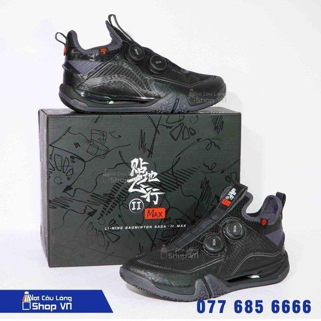 Giày Cầu Lông Lining Ground Flying Max Ayat001-2 Đen Chính Hãng