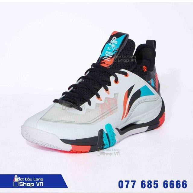 Giày Cầu Lông Lining Saga Ii Pro Ayat003-2 Trắng/đen Chính Hãng