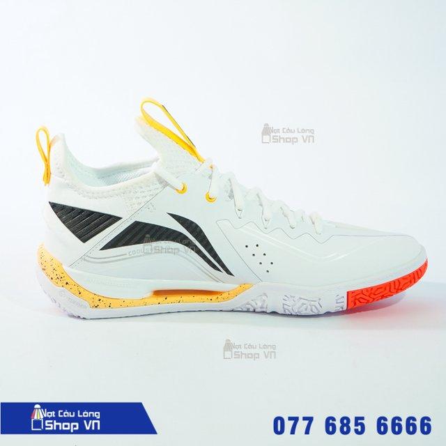 Giày Cầu Lông Lining Saga II Pro Ayat003-3 Trắng Chính Hãng