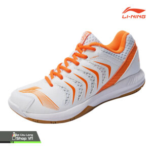 Giày Cầu Lông Lining Aytr044-1 Trắng/cam Chính Hãng