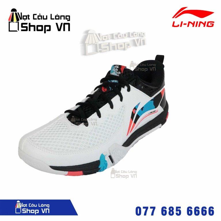 Giày Cầu Lông Lining Saga Ii Lite Aytt003-2 Trắng/đen Nội Địa
