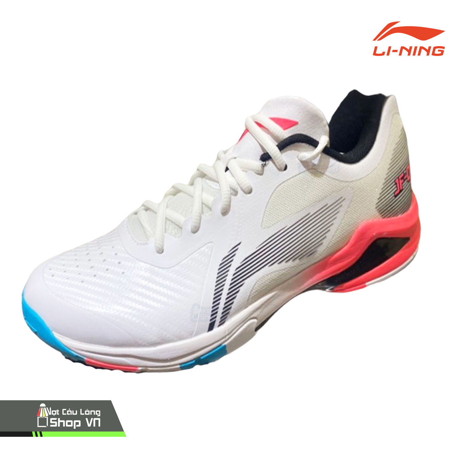 Giày Cầu Lông Lining Ayzs018-3v Trắng Chính Hãng