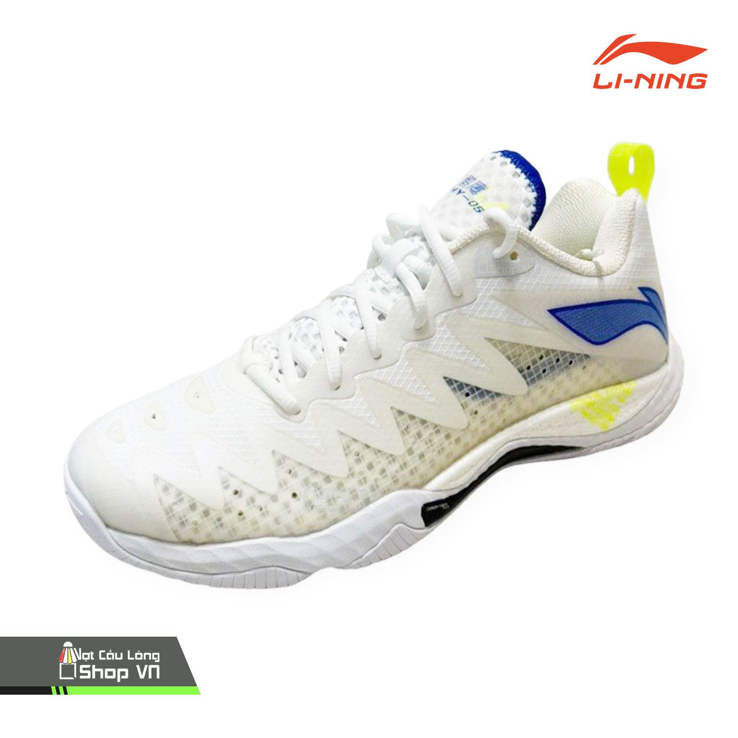 Giày Cầu Lông Lining Falcon Eagle V Ayas026-1c Trắng Chính Hãng