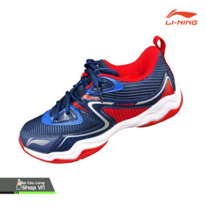 Giày Cầu Lông Lining Sound Wave Ayts039-1 Xanh Dương/đỏ Chính Hãng