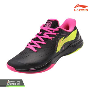 Giày Cầu Lông Lining Thunder Ayar037-2 Đen/vàng/hồng Chính Hãng
