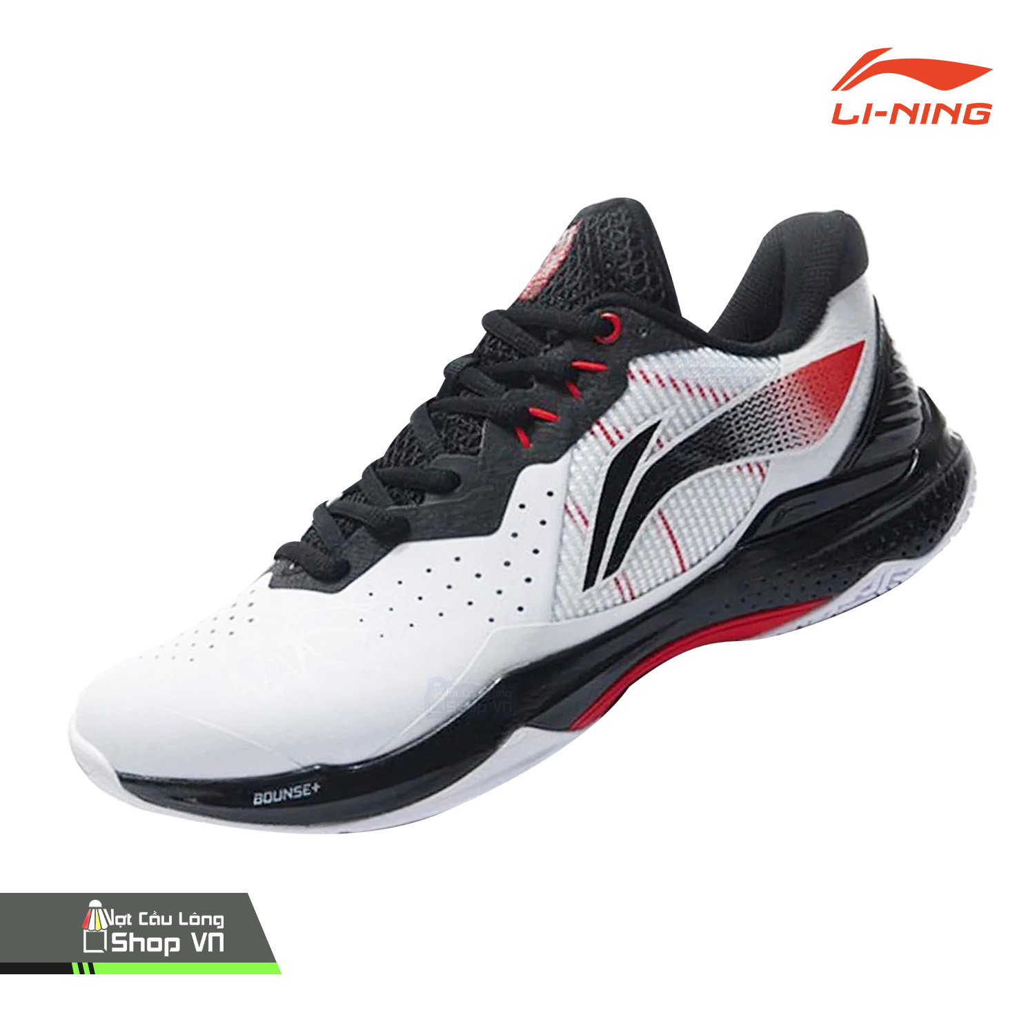 Giày Cầu Lông Lining Thunder Ayas018-2 Trắng/đen Chính Hãng