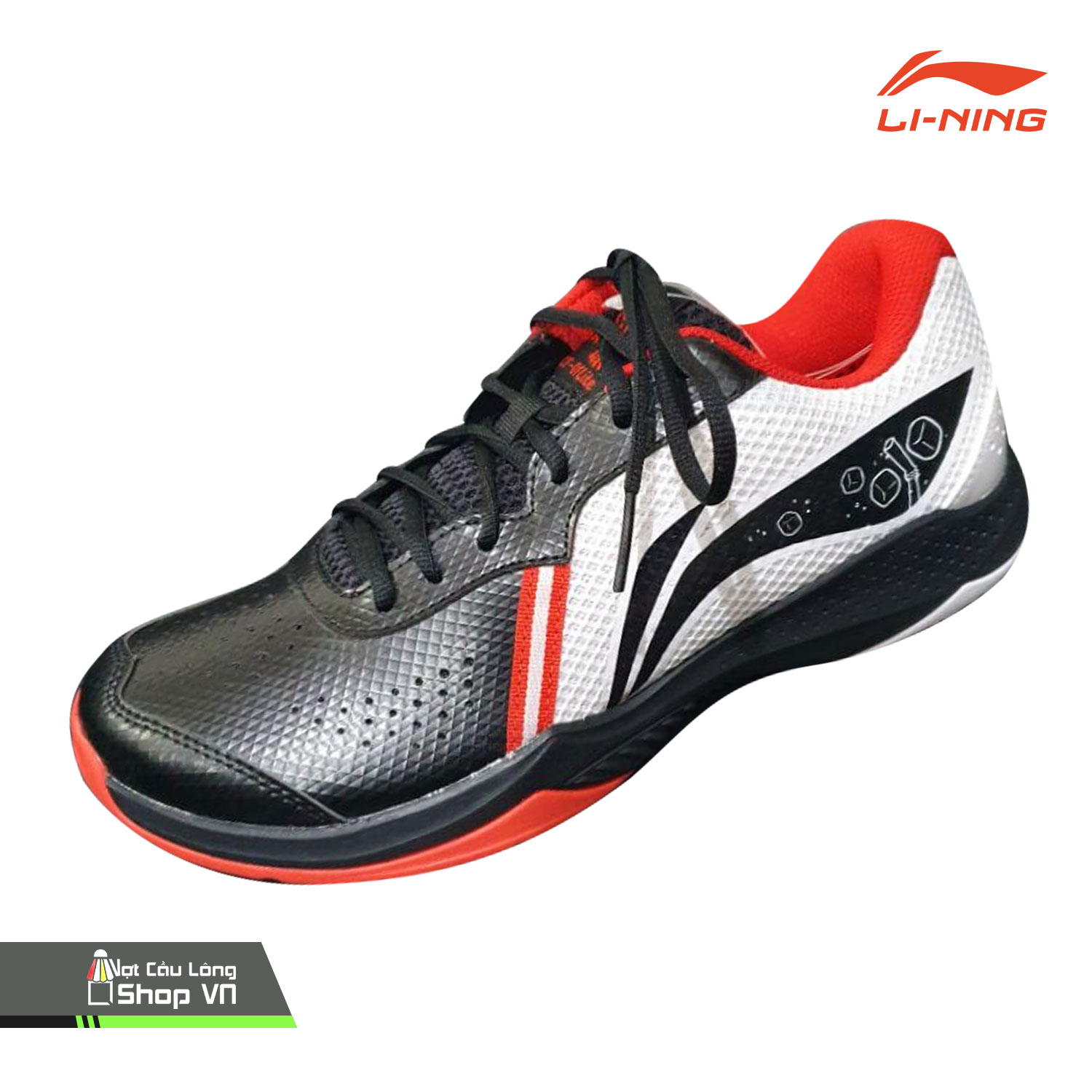 Giày Cầu Lông Lining Thunder Lite Ayts020-2 Trắng/đen Chính Hãng