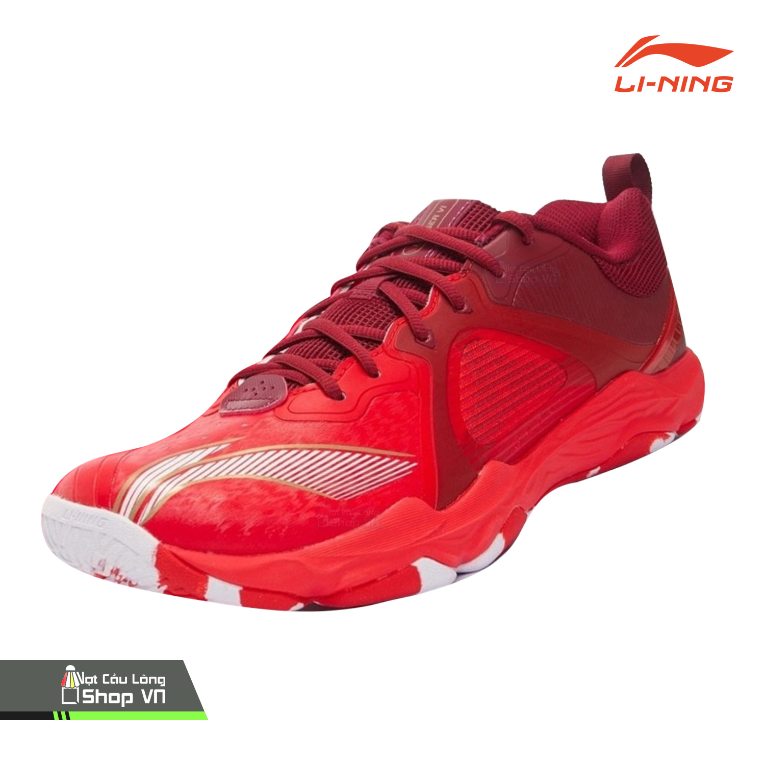 Giày Cầu Lông Lining Vi Lite Ayts012-2 Đỏ Chính Hãng