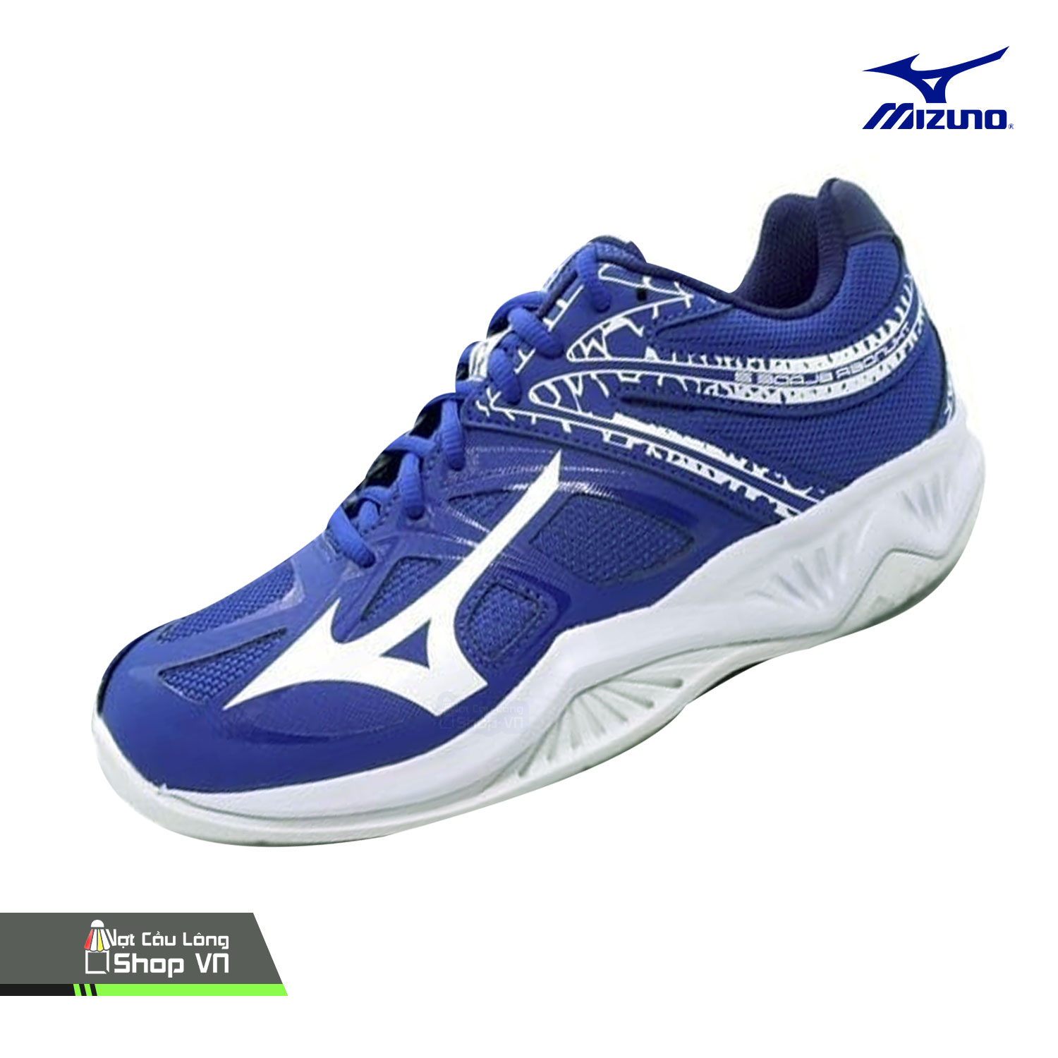 Giày Cầu Lông Mizuno Thunder Blade 2 (v1ga197006) Xanh Dương