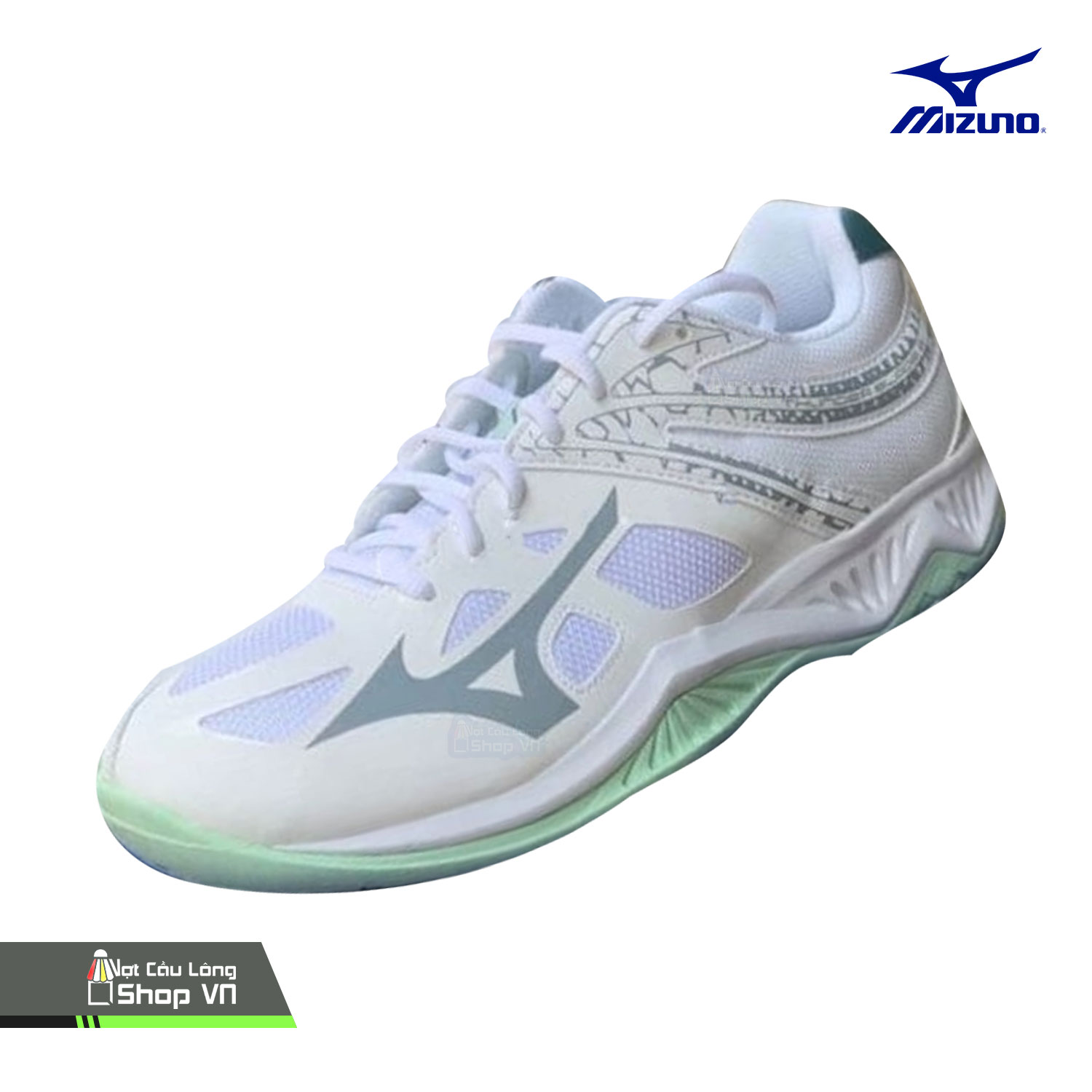 Giày Cầu Lông Mizuno Thunder Blade 2 (v1ga197007) Trắng