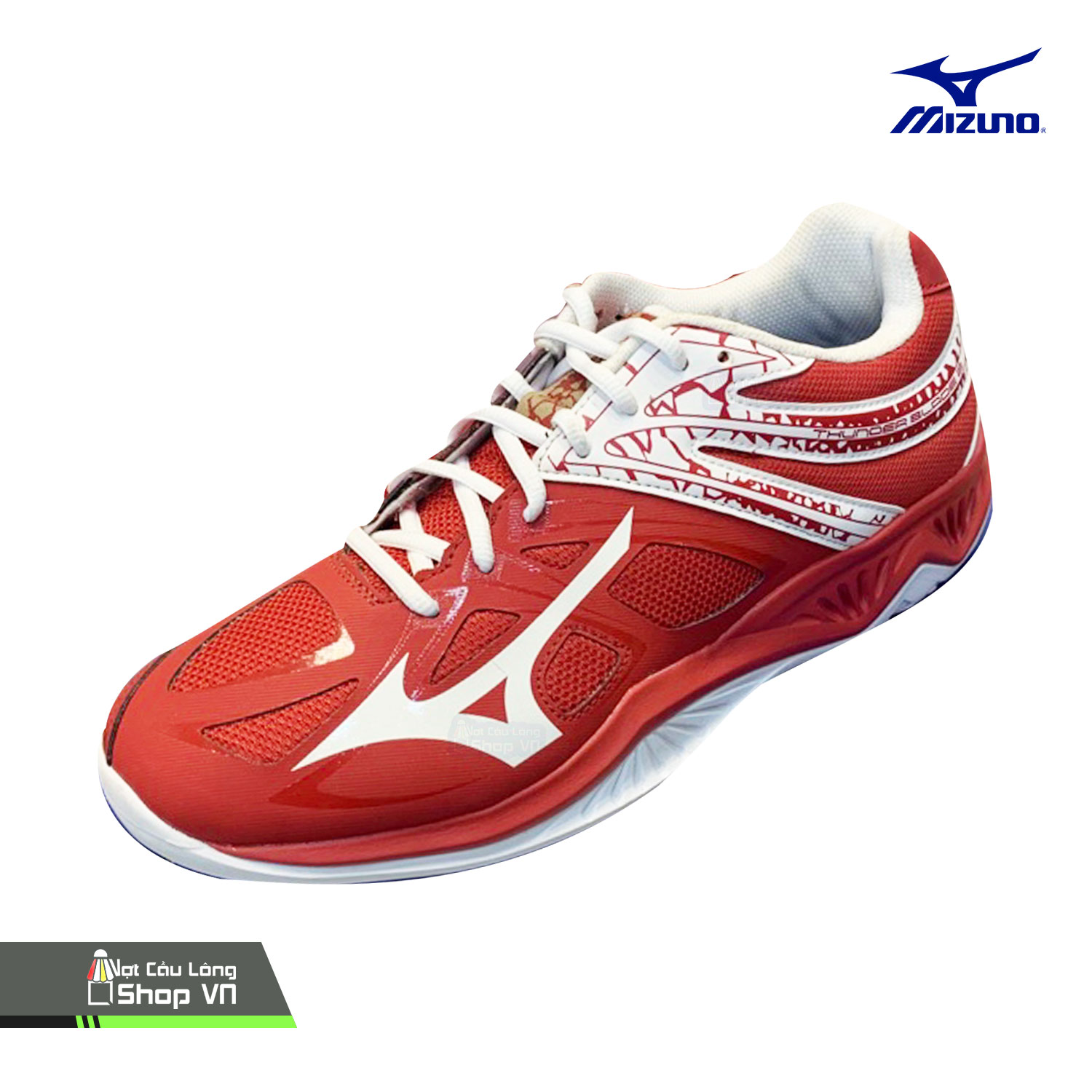 Giày Cầu Lông Mizuno Thunder Blade 2 (v1ga197061) Đỏ