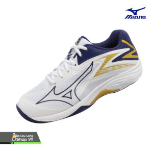 Giày Cầu Lông Mizuno Thunder Blade Z (v1ga237043) Trắng/xanh/vàng